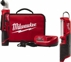 Milwaukee Tool - 12 Volt, 1/4" Drive, 50 Ft/Lb Torque, Cordless Impact Driver - 2425 RPM, 1 Lithium-Ion Battery Included - Strong Tooling