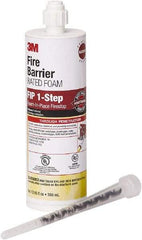 3M - 12.85 oz Cartridge Maroon Urethane Fire Barrier Foam - 120°F Max Operating Temp - Strong Tooling