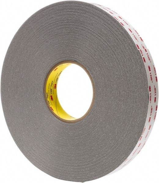 3M - 1/2" x 5 Yd Acrylic Adhesive Double Sided Tape - 0.04" Thick, Polyethylene Foam Liner, Series RP45 - Strong Tooling