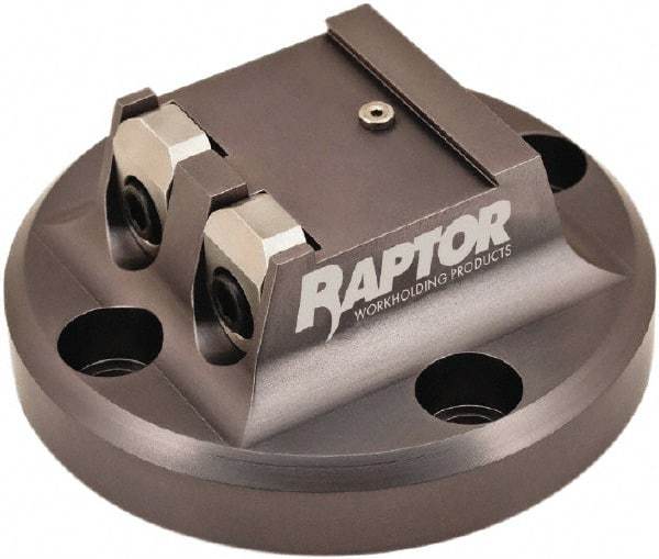 Raptor Workholding - 1-1/2" Jaw Width, 2" High Dovetail Vise - For Use with 4 & 5 Axis Workholding Systems - Strong Tooling