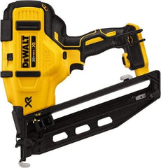 DeWALT - Cordless Cordless Brushless Finish Nailer - 16 Gauge Nail Diam, 1-1/4 to 2-1/2" Long Nail, Lithium-Ion Batteries Not Included - Strong Tooling