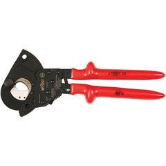 Wiha - 13.9" OAL, 10-20 AWG Capacity, Cable Cutter - Strong Tooling