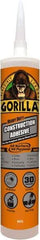 Gorilla Glue - White, Cartridge Silyl Terminated Polyether Construction Adhesive - -40 to 200°F Service Temperature, Indoor & Outdoor - Strong Tooling