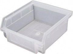 Triton - 6 Lb. Load Capacity, 4-3/8" Deep, Translucent Polyethylene Hopper Shelf Bin - 2" High x 4-3/16" Wide x 4-3/8" Long - Strong Tooling