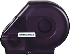 PRO-SOURCE - Jumbo Single Roll Plastic Toilet Tissue Dispenser - 6-1/4" Wide x 14" High x 16-1/2" Deep, Black - Strong Tooling