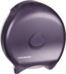 PRO-SOURCE - Jumbo Single Roll Plastic Toilet Tissue Dispenser - 16" Wide x 6-1/2" High x 13-1/2" Deep, Black - Strong Tooling