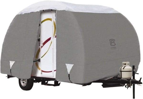 Classic Accessories - Polypropylene RV Protective Cover - 18' 8" Long, Gray and White - Strong Tooling