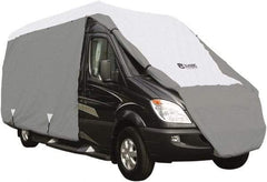 Classic Accessories - Polypropylene RV Protective Cover - 20' Long x 117" High, Gray and White - Strong Tooling