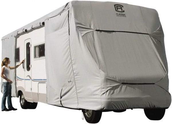 Classic Accessories - Polyester RV Protective Cover - 20 to 23' Long x 122" High, Gray - Strong Tooling