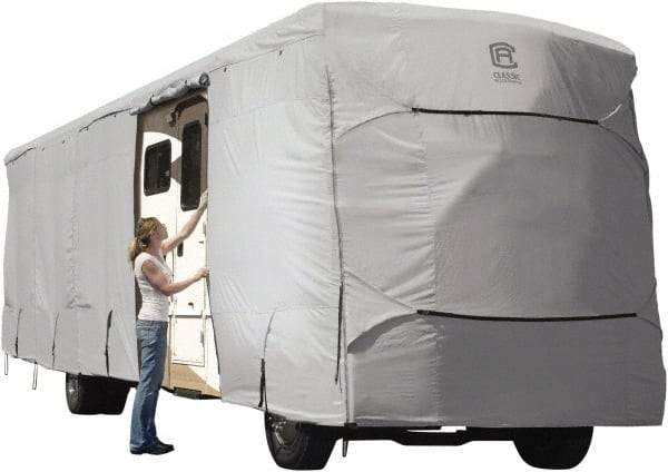 Classic Accessories - Polyester RV Protective Cover - 37 to 40' Long x 140" High, Gray - Strong Tooling