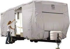 Classic Accessories - Polyester RV Protective Cover - 20 to 22' Long x 118" High, Gray - Strong Tooling