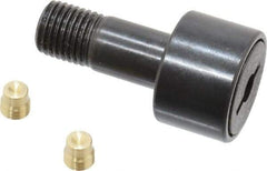 Accurate Bushing - 3/4" Roller Diam x 1/2" Width, 3/8" Stud Diam x 7/8" Length, Stud Cam Follower - Steel, 3/8" Thread Length, 3/8-24 Thread, 1-3/8" OAL, 2,140 Lb Dynamic Cap, 2,260 Lb Static Cap - Strong Tooling