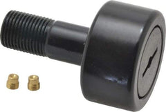 Accurate Bushing - 1-5/8" Roller Diam x 7/8" Width, 5/8" Stud Diam x 1-1/2" Length, Stud Cam Follower - Steel, 3/4" Thread Length, 5/8-18 Thread, 2-3/8" OAL, 5,560 Lb Dynamic Cap, 5,730 Lb Static Cap - Strong Tooling