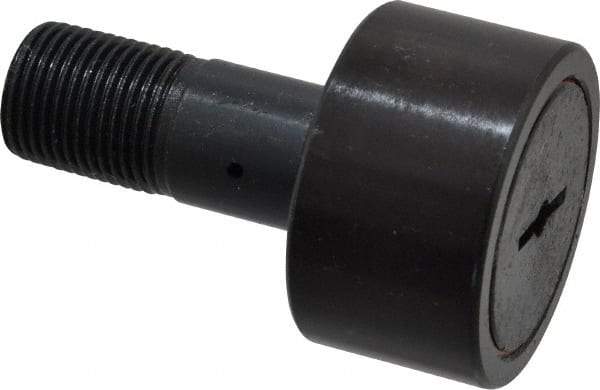 Accurate Bushing - 1-3/4" Roller Diam x 1" Width, 3/4" Stud Diam x 1-3/4" Length, Stud Cam Follower - Steel, 7/8" Thread Length, 3/4-16 Thread, 2-3/4" OAL, 7,870 Lb Dynamic Cap, 7,950 Lb Static Cap - Strong Tooling