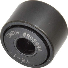 Accurate Bushing - 5/16" Bore, 1" Roller Diam x 5/8" Roller Width, Steel Yoke Cam Follower - 3,030 Lb Dynamic Load Capacity, 11/16" Overall Width - Strong Tooling