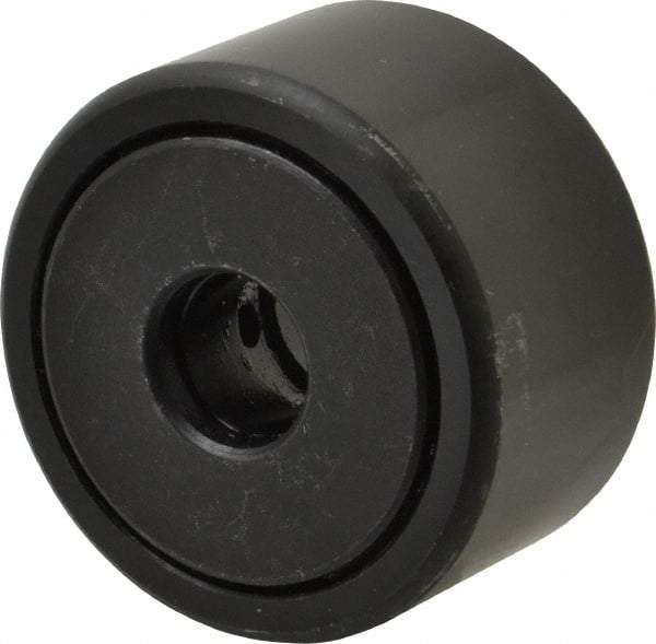 Accurate Bushing - 1/2" Bore, 1-3/4" Roller Diam x 1" Roller Width, Steel Yoke Cam Follower - 7,870 Lb Dynamic Load Capacity, 1-1/16" Overall Width - Strong Tooling