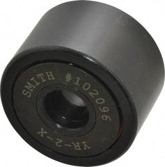 Accurate Bushing - 5/8" Bore, 2" Roller Diam x 1-1/4" Roller Width, Steel Yoke Cam Follower - 10,370 Lb Dynamic Load Capacity, 1-5/16" Overall Width - Strong Tooling