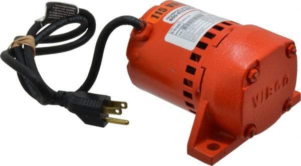 Vibco - 1 Phase, 0.5 Amp, 115 Volt, 5" Long, Electric Vibrators - 0 to 20 Lbs. Force, 45 Decibels - Strong Tooling