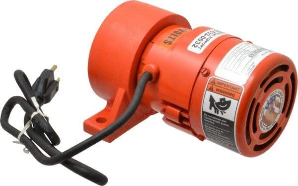 Vibco - 1 Phase, 1.7 Amp, 115 Volt, 7-1/2" Long, Electric Vibrators - 0 to 80 Lbs. Force, 50 Decibels - Strong Tooling