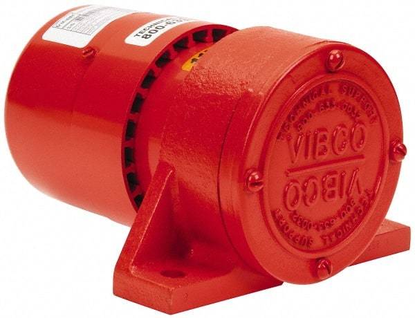 Vibco - 1 Phase, 1.7 Amp, 115 Volt, 7-1/2" Long, Electric Vibrators - 0 to 80 Lbs. Force, 50 Decibels - Strong Tooling