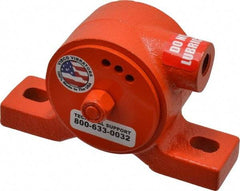 Vibco - 160 Lb. Force, 8 Cubic Feet per Minute, 12,000 RPM, 70 Decibel, Pneumatic Vibrator - 5-1/16" Long x 1-5/16" Wide x 2-5/16" High, 1/4 Port Inlet - Strong Tooling