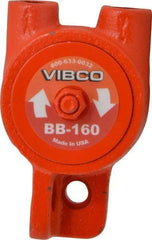 Vibco - 140 Lb. Force, 8 Cubic Feet per Minute, 15,000 RPM, 76 Decibel, Pneumatic Vibrator - 4-1/8" Long x 2" Wide x 2-9/16" High, 1/4 Port Inlet, 1/4 Port Outlet - Strong Tooling