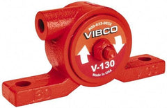 Vibco - 80 Lb. Force, 7-1/2 Cubic Feet per Minute, 19,000 RPM, 72 Decibel, Pneumatic Vibrator - 4-7/8" Long x 15/16" Wide x 2-5/16" High, 1/8 Port Inlet, 1/8 Port Outlet - Strong Tooling