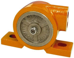 Vibco - 650 Lb. Force, 17 Cubic Feet per Minute, 10,000 RPM, 78 Decibel, Pneumatic Vibrator - 5-9/16" Long x 1-1/2" Wide x 4-3/4" High, 3/8 Port Inlet, 3/8 Port Outlet - Strong Tooling