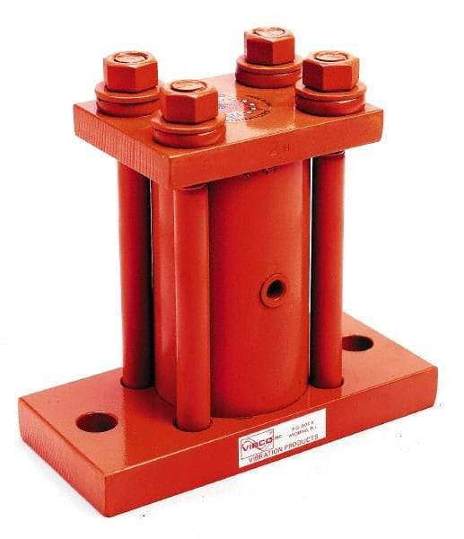 Vibco - 10 Cubic Feet per Minute, 7,000 RPM, 85 Decibel, Pneumatic Vibrator - 6" Long x 2-1/2" Wide x 5-5/16" High, 1/4 Port Inlet, 1/4 Port Outlet - Strong Tooling