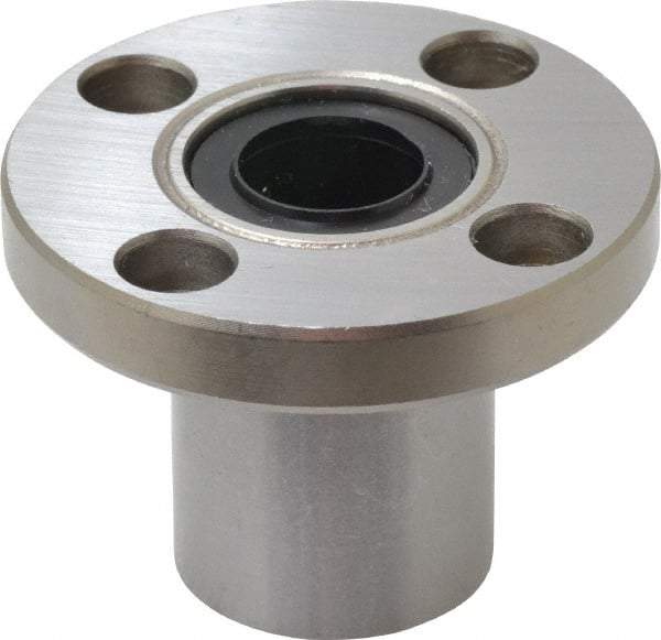 Value Collection - 1/2" ID, Round Flanged Single Linear Bearing - 7/8" OD - Strong Tooling