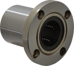 Value Collection - 1-1/4" ID, Round Flanged Single Linear Bearing - 2" OD - Strong Tooling