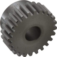 Boston Gear - 16 Pitch, 1-1/2" Pitch Diam, 24 Tooth Spur Gear - 1/2" Face Width, 1/2" Bore Diam, 1.2" Hub Diam, 14.5° Pressure Angle, Steel - Strong Tooling