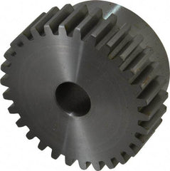 Boston Gear - 12 Pitch, 2-1/2" Pitch Diam, 30 Tooth Spur Gear - 3/4" Face Width, 5/8" Bore Diam, 2.15" Hub Diam, 14.5° Pressure Angle, Steel - Strong Tooling