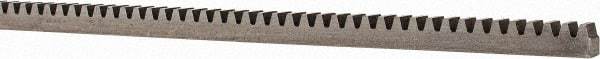 Boston Gear - 1/4" Face Width, 4 Feet Long, 1/4" Thick Steel Gear Rack - 24 Pitch - Strong Tooling