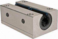 Thomson Industries - 25mm Inside Diam, 13,400 Lbs. Dynamic Capacity, Open Twin Pillow Block Linear Bearing - 51mm Overall Height x 78" Overall Width, 94mm Btw Mount Hole Centers - Strong Tooling