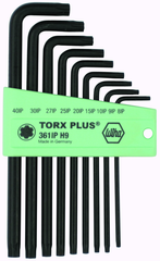 9 Piece - IP8; IP9; IP10; IP15; IP20; IP25; IP27; IP30; IP40 - TorxPlus L-Key Long Arm Set - Strong Tooling