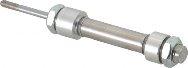 Norgren - 1" Stroke Double Acting Air Cylinder - 10-32 Port, 10-32 Rod Thread - Strong Tooling