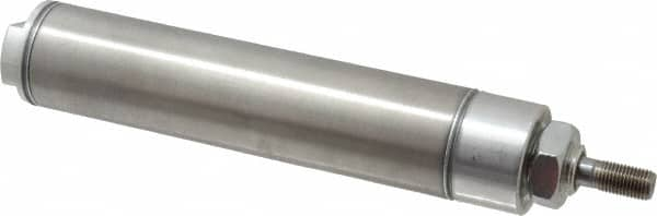 Norgren - 5" Stroke x 1-1/2" Bore Double Acting Air Cylinder - 1/8 Port, 7/16-20 Rod Thread - Strong Tooling