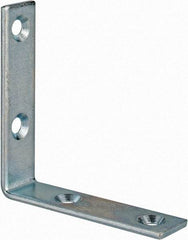 Value Collection - 2-1/2" Long x 0.620" Wide, Steel, Corner Brace - Zinc Plated - Strong Tooling