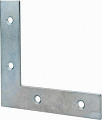 Value Collection - 4" Long x 0.870" Wide, Steel, Corner Brace - Zinc Plated - Strong Tooling