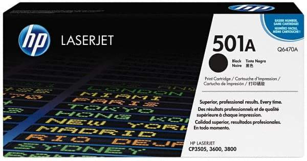 Hewlett-Packard - Black Toner Cartridge - Use with HP Color LaserJet 3600 - Strong Tooling