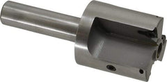 Everede Tool - 1-3/8 Inch Diameter, Interchangeable Pilot, Straight 1/2 Inch Shank Diameter, 3 Insert, Indexable Counterbore - 3.2 Inch Overall Length, TPGH 215 Insert, 5/16 Inch Pilot Hole Diameter Compatibility - Strong Tooling