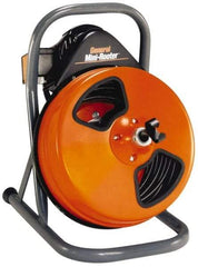 General Pipe Cleaners - Electric Battery Drain Cleaning Machine - For 3" Pipe, 75' Cable, 165 Max RPM - Strong Tooling