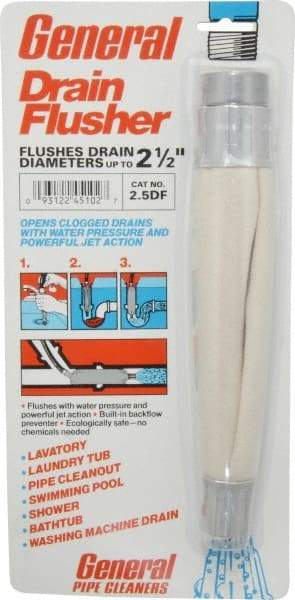 General Pipe Cleaners - Water-Pressure Flush Bags For Minimum Pipe Size: 1-1/2 (Inch) For Maximum Pipe Size: 2-1/2 (Inch) - Strong Tooling