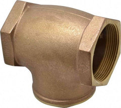 Legend Valve - 3" Brass Check Valve - Inline, FNPT x FNPT, 200 WOG - Strong Tooling