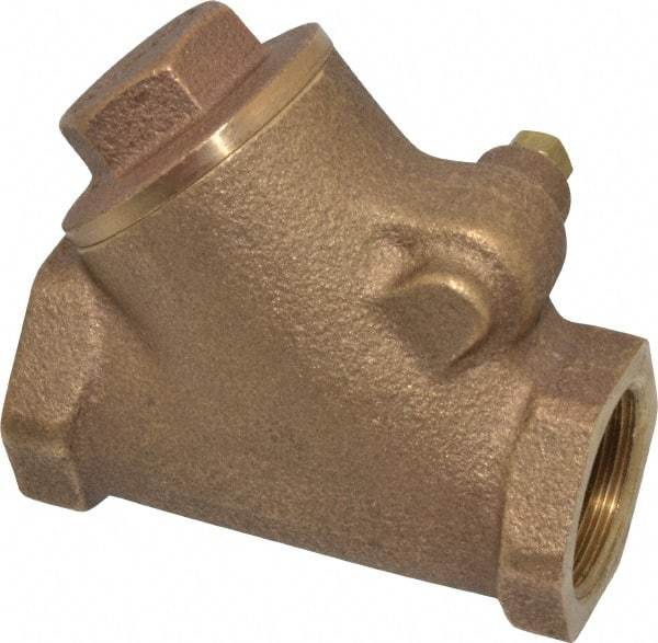 Legend Valve - 3/4" Bronze Check Valve - Y-Pattern, FNPT x FNPT, 300 WOG - Strong Tooling