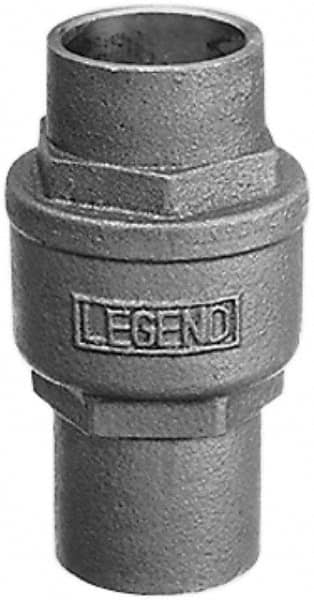 Legend Valve - 1-1/4" Bronze Check Valve - Inline, Soldered x Soldered, 250 WOG - Strong Tooling