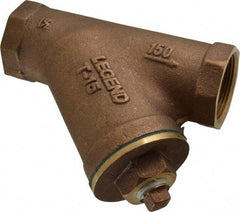 Legend Valve - 1-1/2" Pipe, FNPT Ends, Bronze Y-Strainer - 300 psi WOG Rating, 150 psi WSP Rating - Strong Tooling