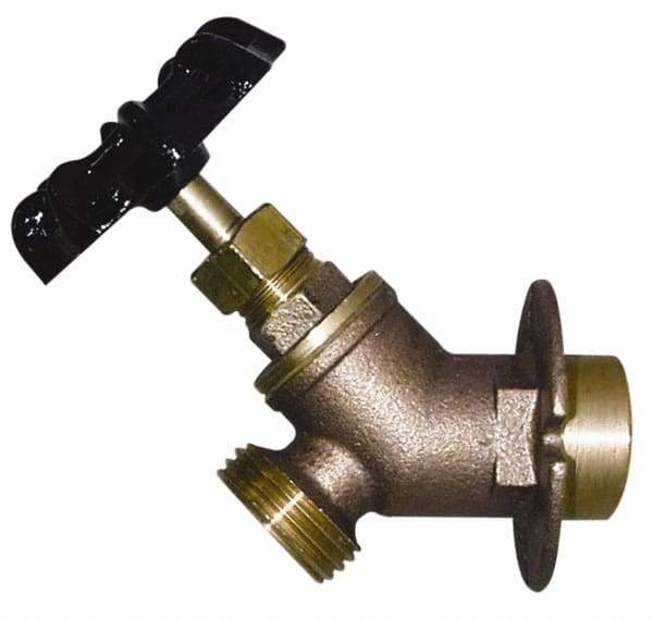 Legend Valve - 1/2" Pipe, Lead Free Brass Sillcock with Lockshield - Handwheel Handle, C Sweat x MGHT End Connections, 125 psi WOG Rating - Strong Tooling