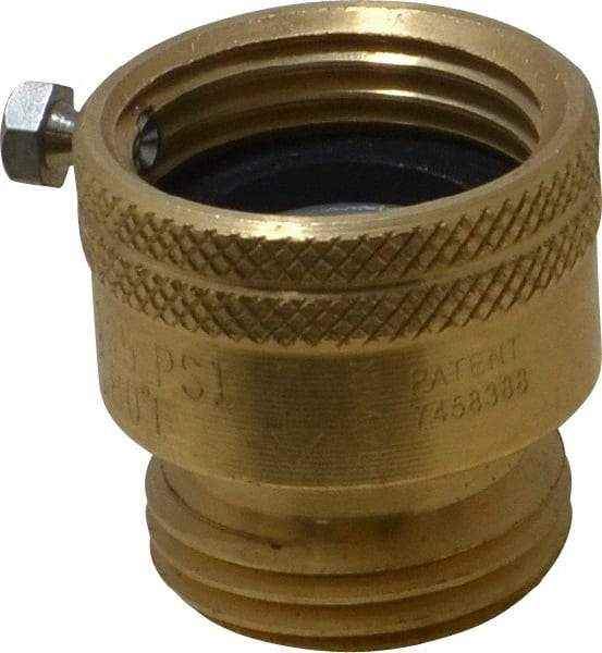 Legend Valve - 3/4" Pipe, 125 Max psi, Brass, Hose Type Vacuum Breaker Valve - Buna-N Seal, GHT End Connections - Strong Tooling